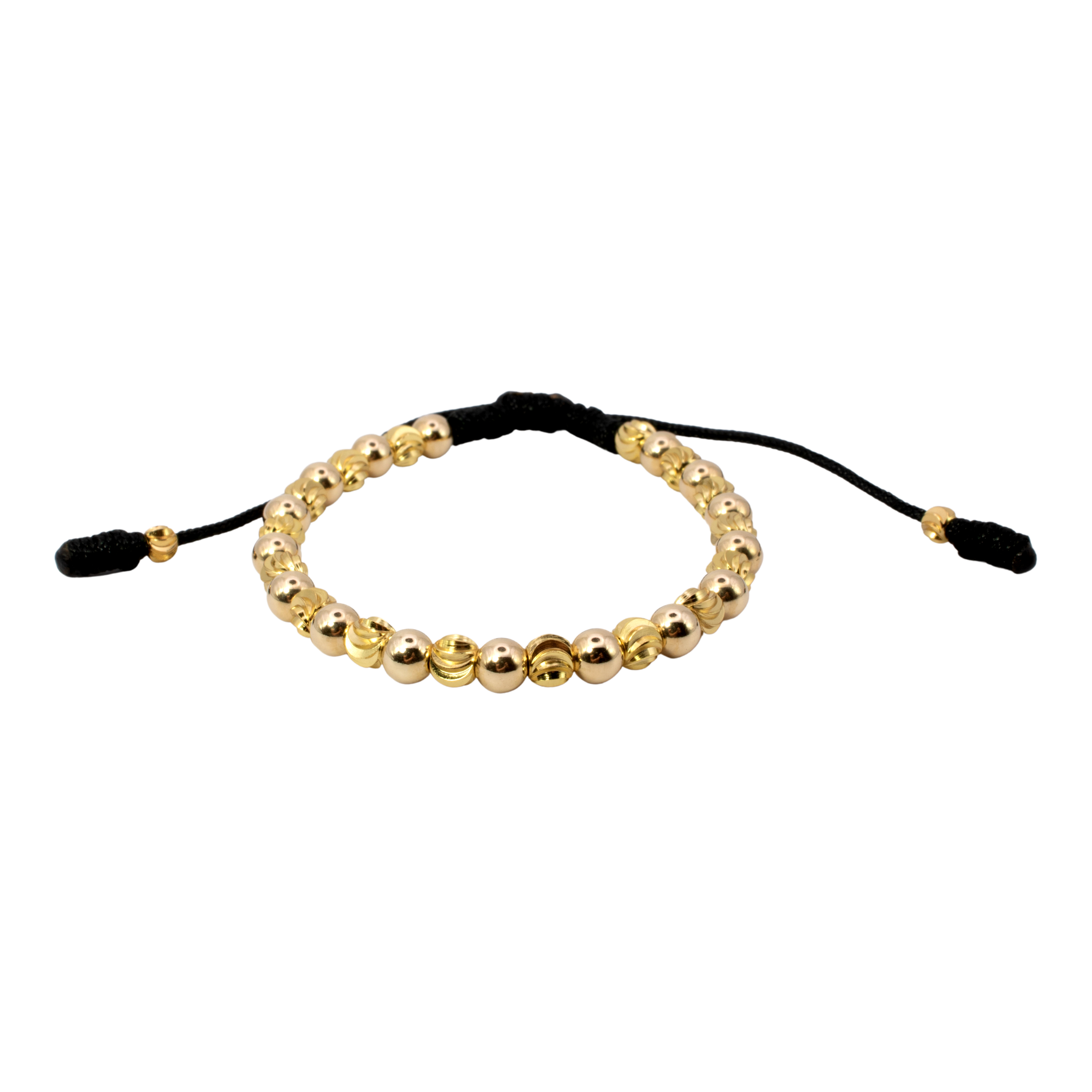 Buy TRISHTY® 925 Italian Silver and Yellow GOLD Bracelet For Women and  Young girl (3 Round) at Amazon.in